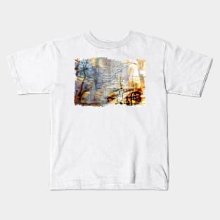 Mystery Park. Vintage Postcard Apparel Kids T-Shirt